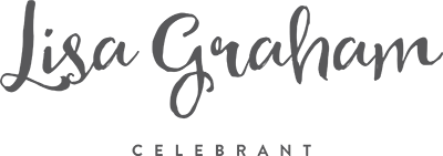 Lisa Graham Wedding Celebrant Logo in Dark